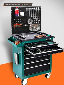 Auto repair tool car 5 drawer hardware toolbox multi function maintenance tool cart tool cabinet in car room multi function separator hat car repair tool broken nut separator rust nut separation car toolset