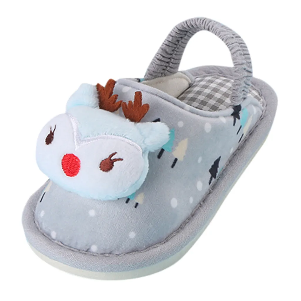 Г.; весенние детские тапочки; Рождественские туфли для маленьких мальчиков и девочек; обувь с рисунком из мультфильма «Звездный кролик»; теплые домашние тапочки; шлепанцы