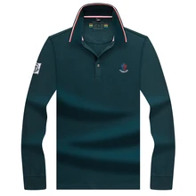 Новое поступление мужские рубашки поло мужские с длинным рукавом тёплые рубашки поло Camisa повседневные брендовые деловые мужские футболки 8901
