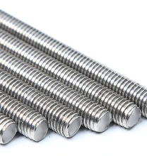 1PCS 304 Stainless Steel Threaded Rod Full-Thread Bar M2 M2.5 M3 M4 M5 M6 M8 M10 M12 M14 M16 M18 M20 Length 150mm - 500mm