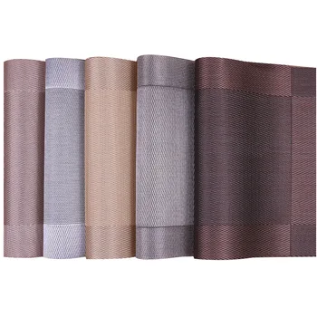 

Placemat Washable PVC Tablecloth Mat Table Mat Antifouling Plate Mat Non-slip PVC Mat tableware table flag customization