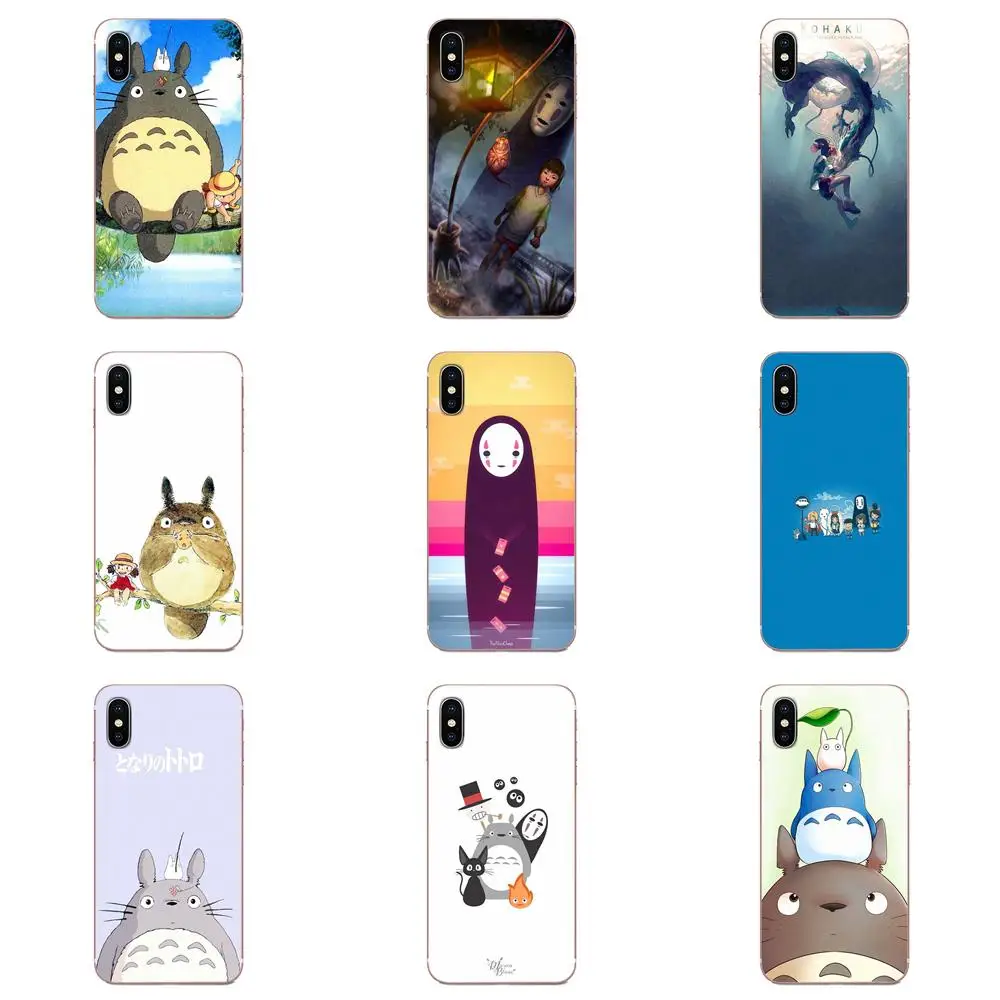 На заказ Тоторо Унесенные спирали Ghibli Miyazaki для Samsung Galaxy Note 5 8 9 S3 S4 S5 S6 S7 S8 S9 S10 5G mini Edge