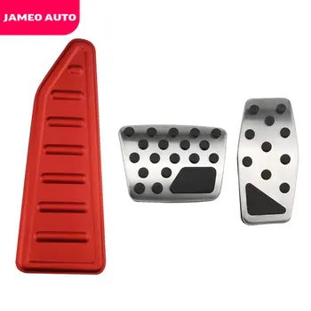

Jameo Auto Interior Parts AT Pedals for Jeep Renegade 2014 - 2020 Interior Parts Auto Gas Brake Rest Pedal Protection Cover