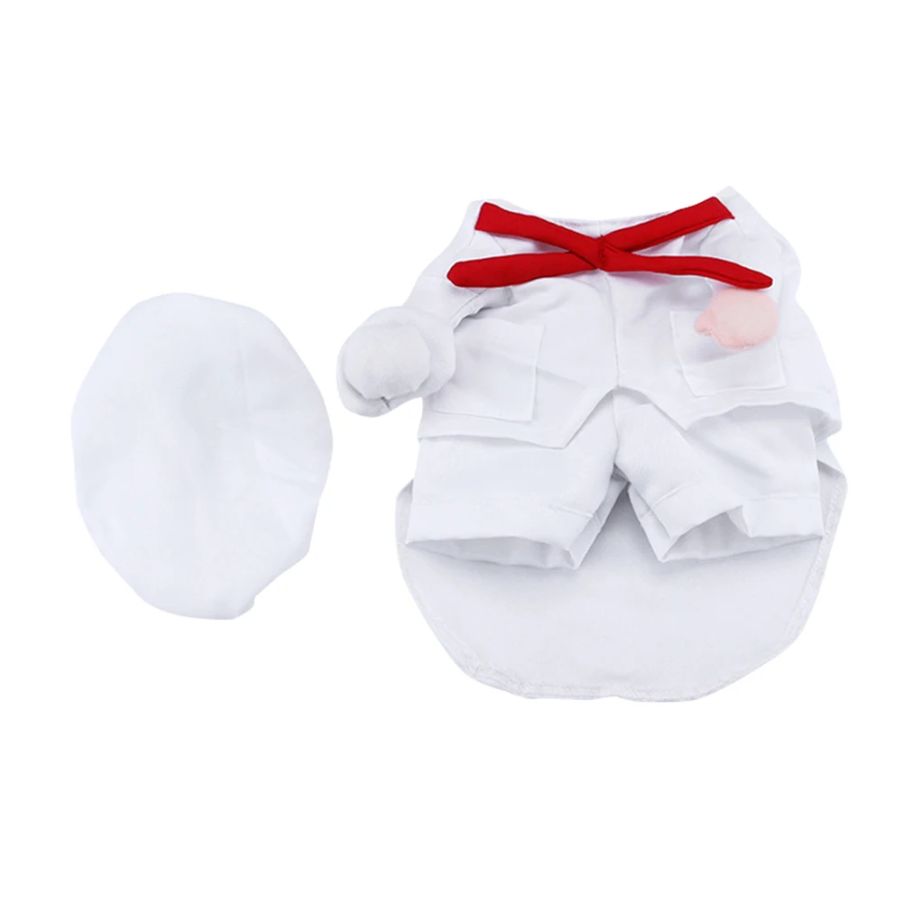 

Funny Pet Costumes Star Chef Cosplay Suit Chef Cat Apparel Halloween Christmas Outfit Clothes For Puppy Costume