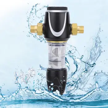

Household Water Filter Parts Water Filters Front Purifier Brass Pre-filter Backwash Remove Rust Sediment Domestic Tap Water