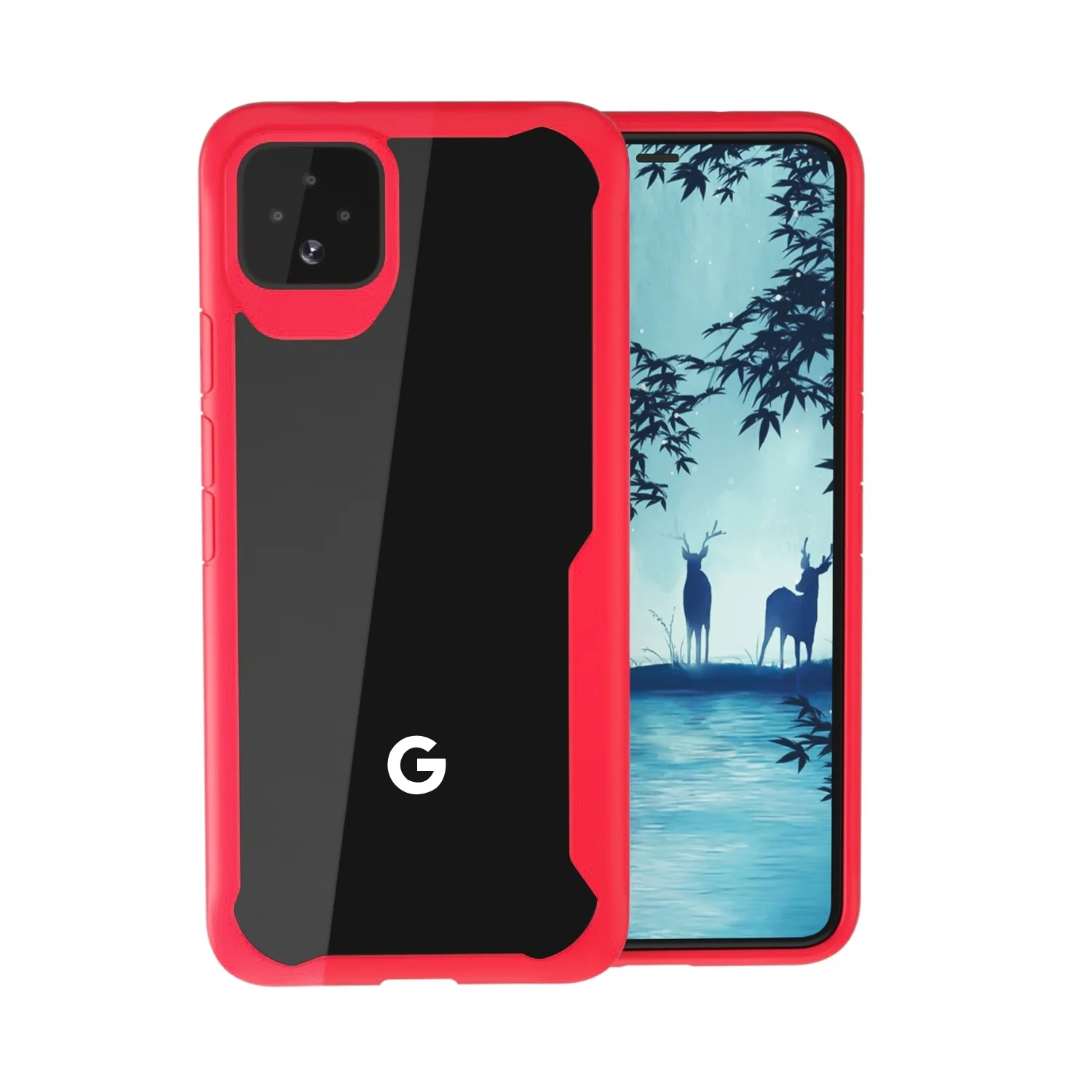 Прозрачный акриловый чехол HD для телефона Google Pixel 4 3A 3 2 XL противоударный с лучшей