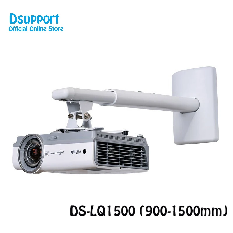 New Wall Mount LQ1500 Full Motion Retractable Universal Projector Hanger Bracket Loading 15 kgs