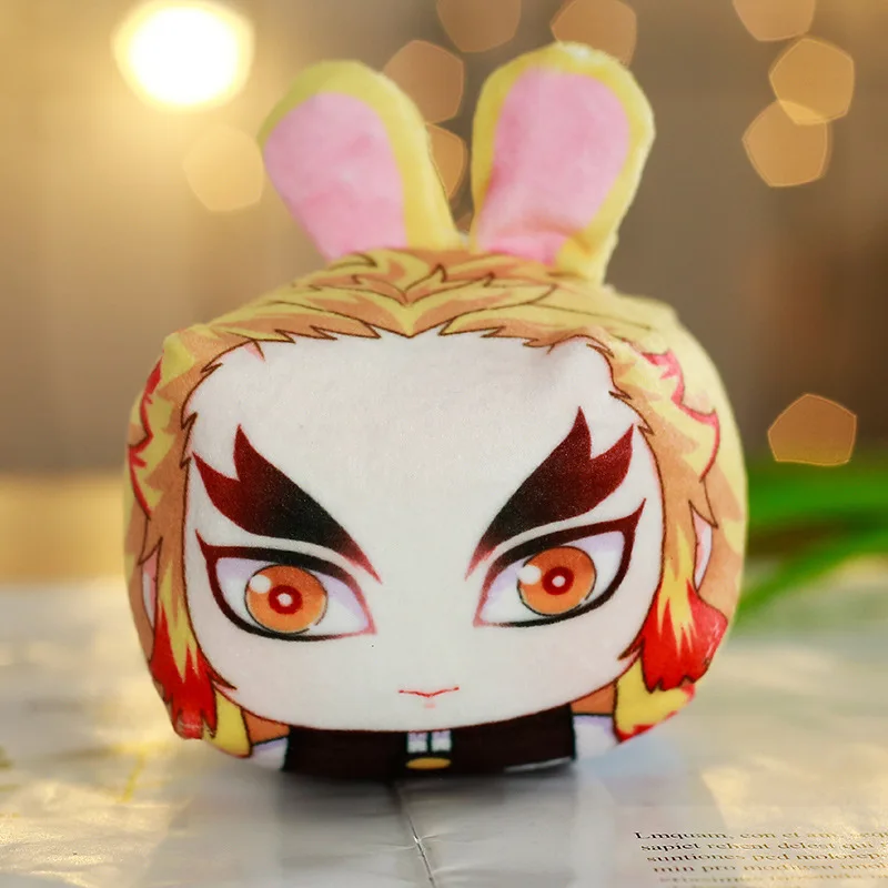 Аниме Demon Slayer: Kimetsu no Yaiba Мягкие плюшевые игрушки Kamado Nezuko Маленькая подвеска женская сумка автомобильный брелок плюшевые подарки для детей