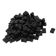 100 шт 2x4P 2,54 мм корпус Перемычка провода женский контактный разъем