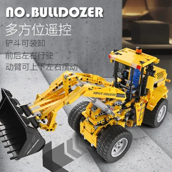 

Mould King 13122 1572Pcs Technics Rc building blocks BULLDOZER City Enginee pushdozer Vehicles RC Technic Bricks Toys earthmover