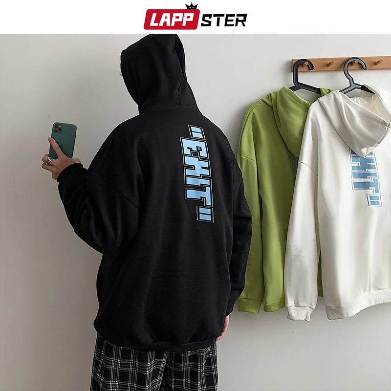 LAPPSTER Men Harajuku Print Hooded Hoodies 2020 Mens Japanese Streetwear Sweatshirts Couple Korean Oversized Hoodies Plus Size LAPPSTER Men Harajuku Print Hooded Hoodies 2020 Mens Japanese Streetwear Sweatshirts Couple Korean Oversized Hoodies Plus Size