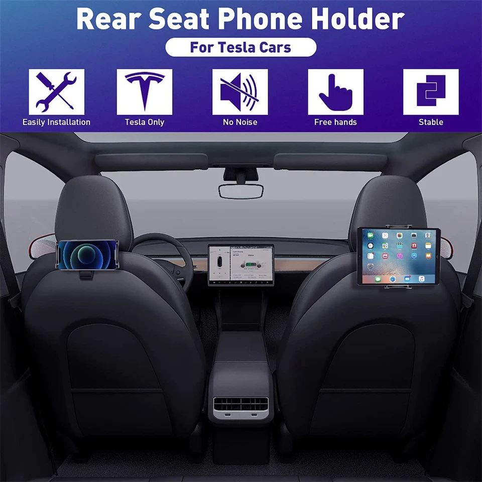 Supporto Magnetico Tablet OHLPRO Per Tesla Model Y/3 - Girevole 360°, Per IPad, Fino A 8 Kg - Foto 6