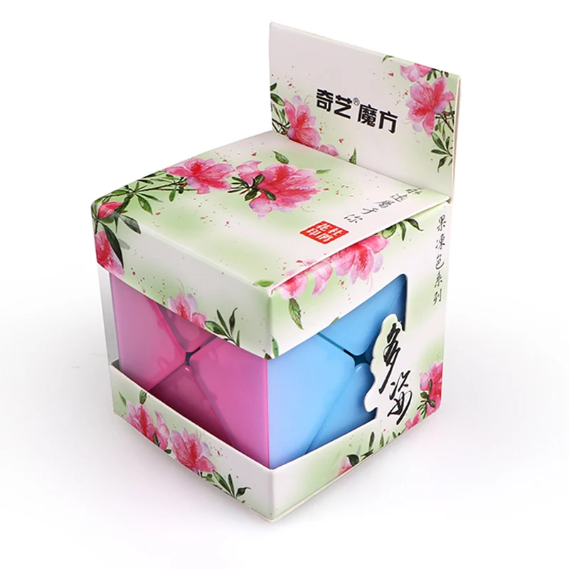 QiYi Jelly X Cube 2X2 скоростной кубик для шара мини-Волшебная головоломка игрушка антистресс Neo Cubo Magico для детей и взрослых образовательные подарки