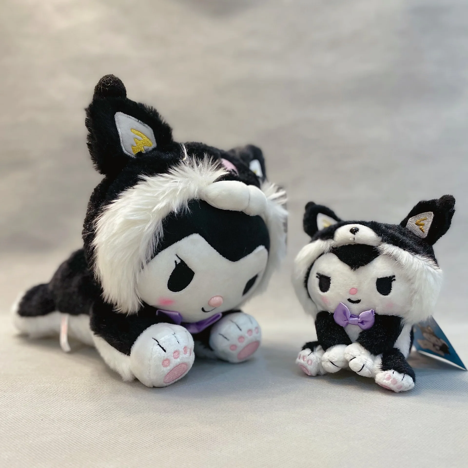 24 см Kawaii Kuromi мультяшная плюшевая игрушка Мелоди коричная мягкая Мелодия милые