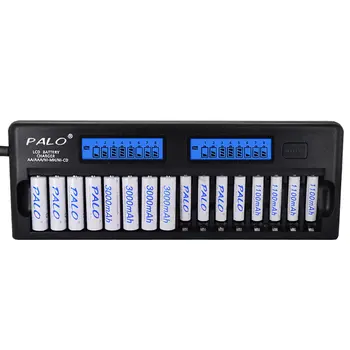 

Palo NC32 12/16 Slot Lcd Display Smart Battery Fast Charger Multiple Protection Charger For 5 And 7 Battery Chargers