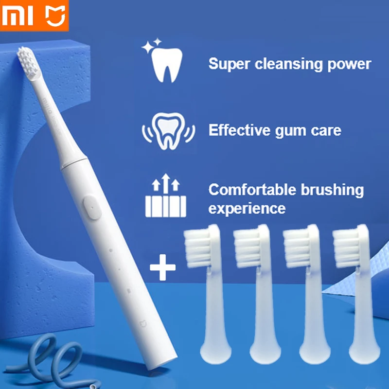 

Xiaomi MIJIA Sonic Electric Toothbrush Cordless USB Rechargeable Toothbrush Waterproof Ultrasonic Automatic Tooth Brush 5