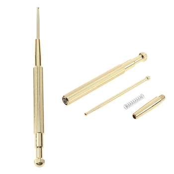 

1pc Brass Ear Pressure Point Massage Probe Auricular Detection Pen Ear Care Health
