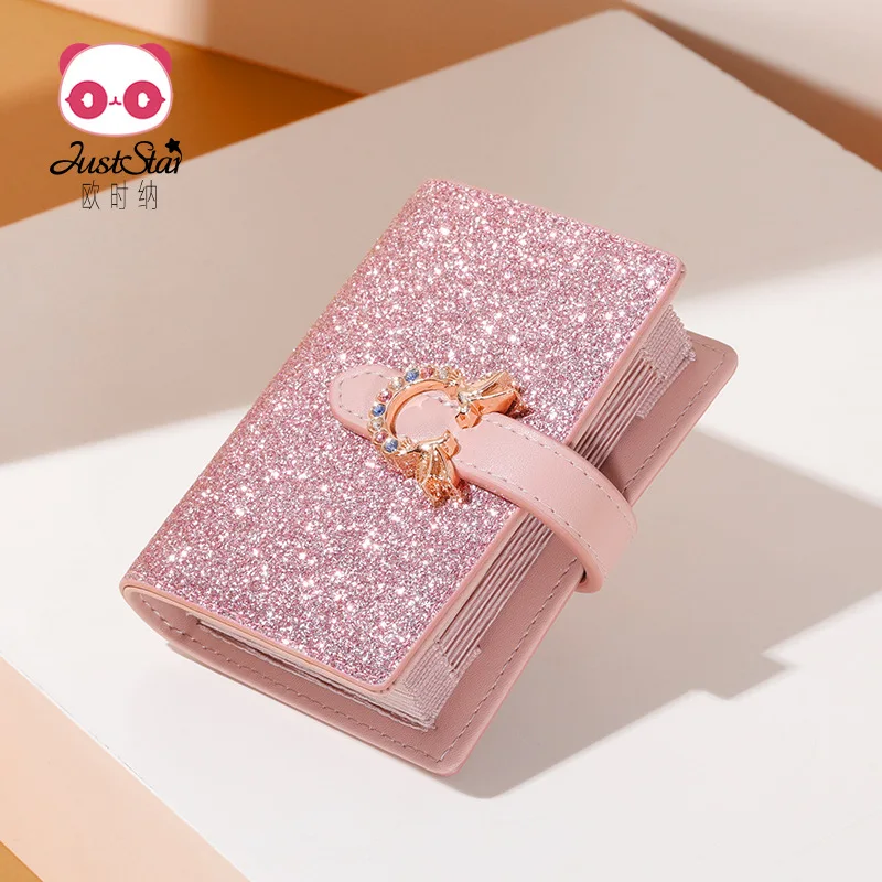 

EU Is Satisfied Wallet Large-Volume Simple Bank Card Holder Hipster Mini Card Bit More Women's Fashion Bus Card Holder