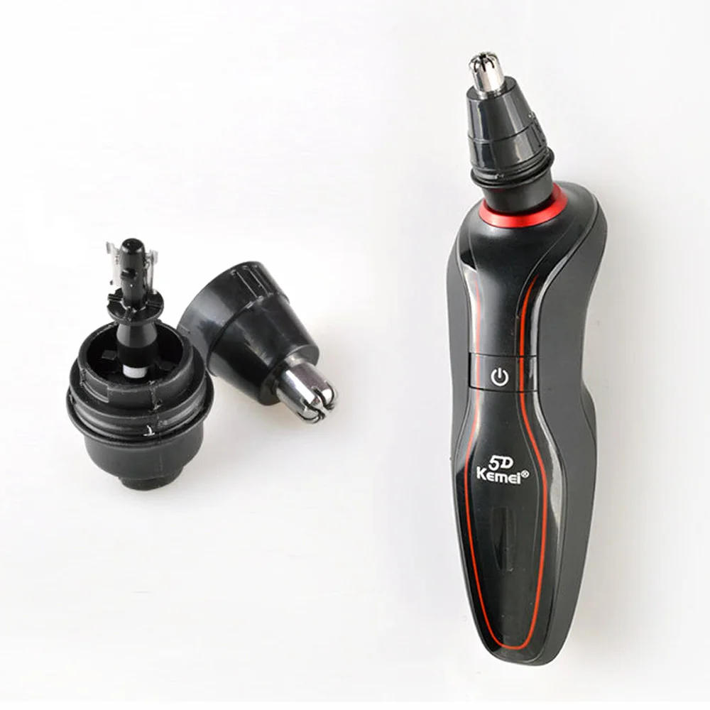 KEMEI KM-6181 перезаряжаемая Электробритва Моющаяся триммер для бороды с пятью лезвиями электрическая бритва для мужчин уход за лицом 5D плавающая бритва