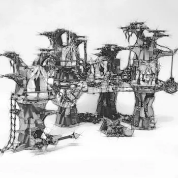 

05047 Star 1990pcs Model Village Building Blocks Juguete para Construir Bricks wars for Children Christmas Gifts Toy 10236