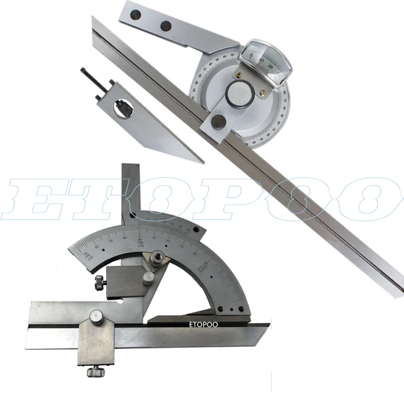 

0-360degree Universal Protractor 0-320 Degree Precision Goniometer Angle Measuring Finder Ruler Tool Woodworking Measuring Tool