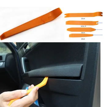 

4pcs Auto Car Radio Panel Door Clip Trim Dash For Renault Duster Megane 2 Logan Megane 3 Clio Car Styling Accessories