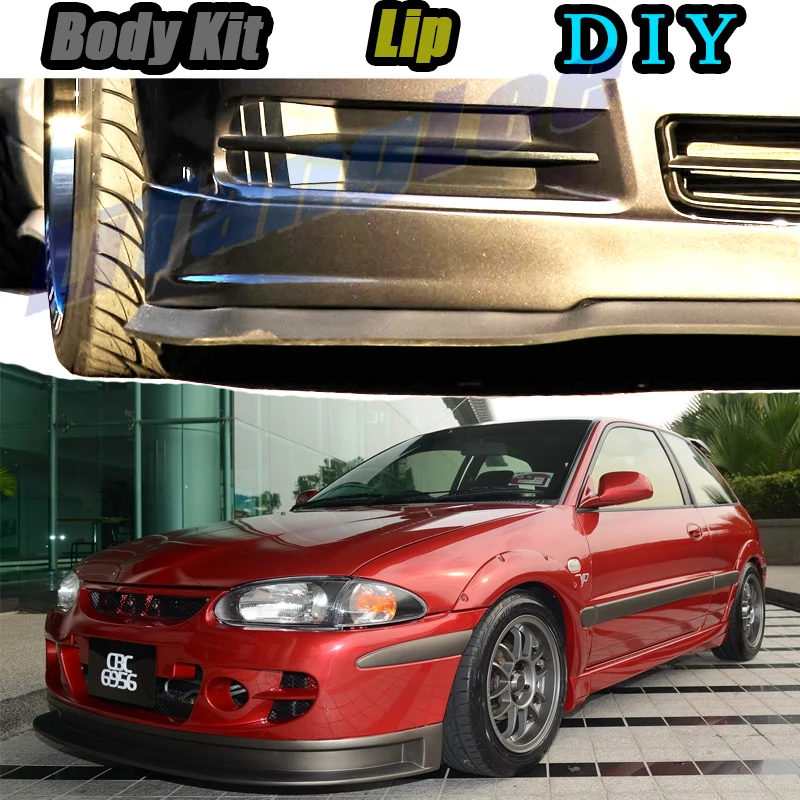Car Bumper Lip Front Spoiler Skirt Deflector For Proton Satria Neo Tune Car Modified Body Kit Vip Hella Flush Lips Front Skirt Aliexpress