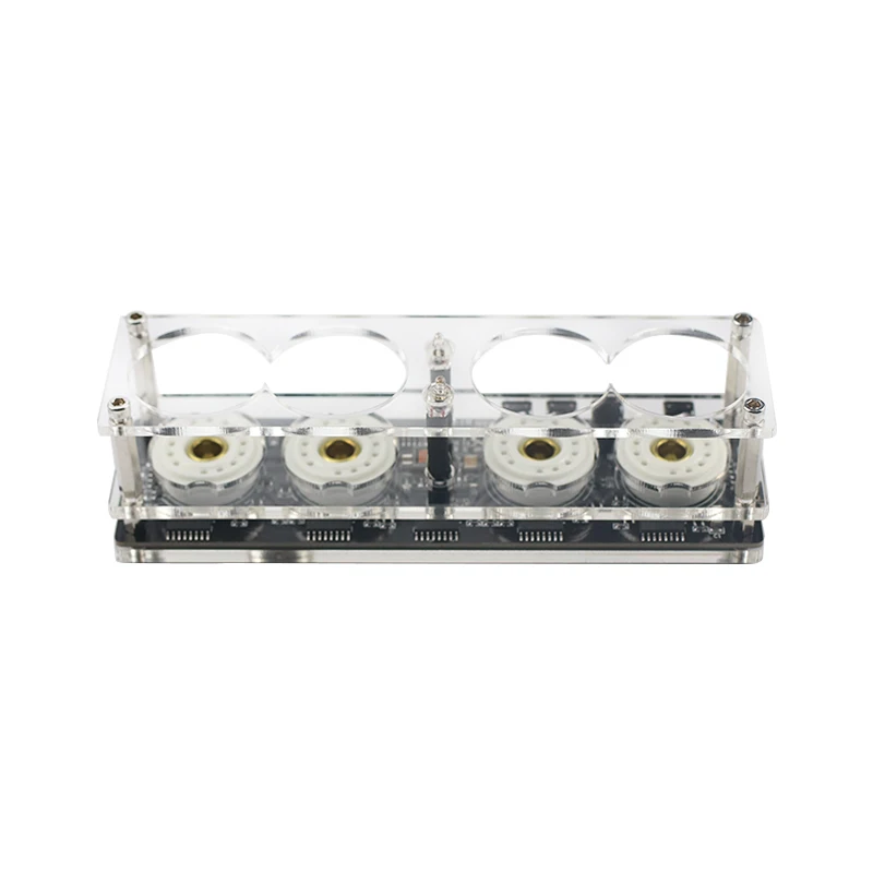 GHXAMP 4 битная светящаяся трубка Nixie часы фотолампа улучшенная версия светодиодный
