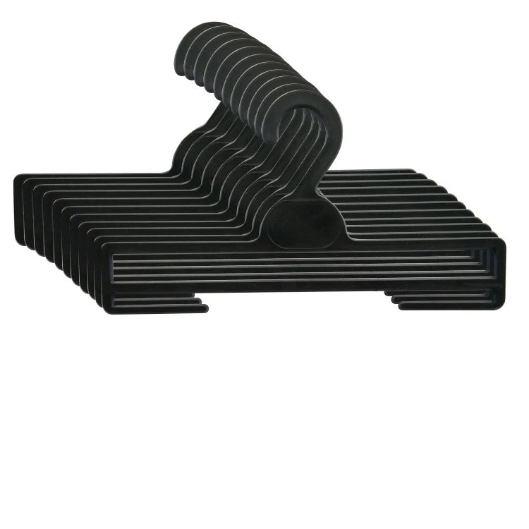 10 шт./компл. вешалка для одежды пальто Non-Slip Saver бесшовные брюки бар, на плоской подошве, на тонкую ногу, одноцветная юбка Домашний Органайзер Пластик Спальня инструмент