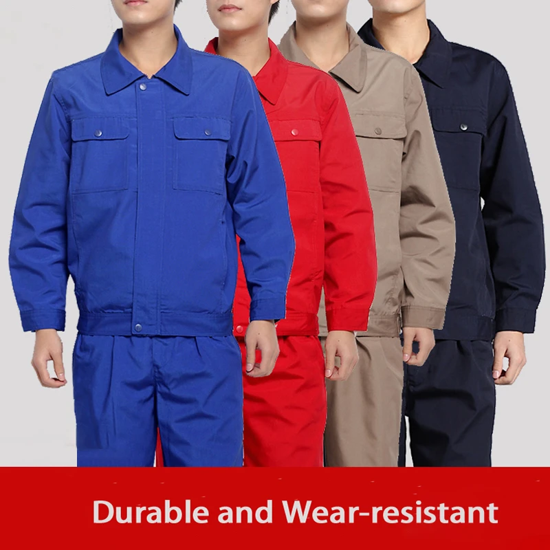 Uniformes de trabajo para hombres y mujeres, ropa trabajo para soldadura, traje de reparación de automóviles, chaqueta de trabajo para Taller, monos eléctricos mecánicos duraderos| | - AliExpress