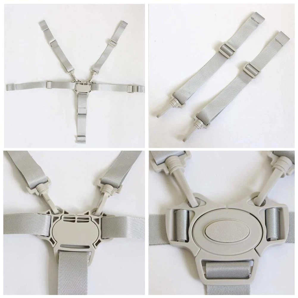 Arnés Universal de 5 puntos para bebé, cinturón de seguridad para silla de paseo, cochecito de niño, cochecito de Chico, de comedor para niño|Accesorios de de bebé| AliExpress