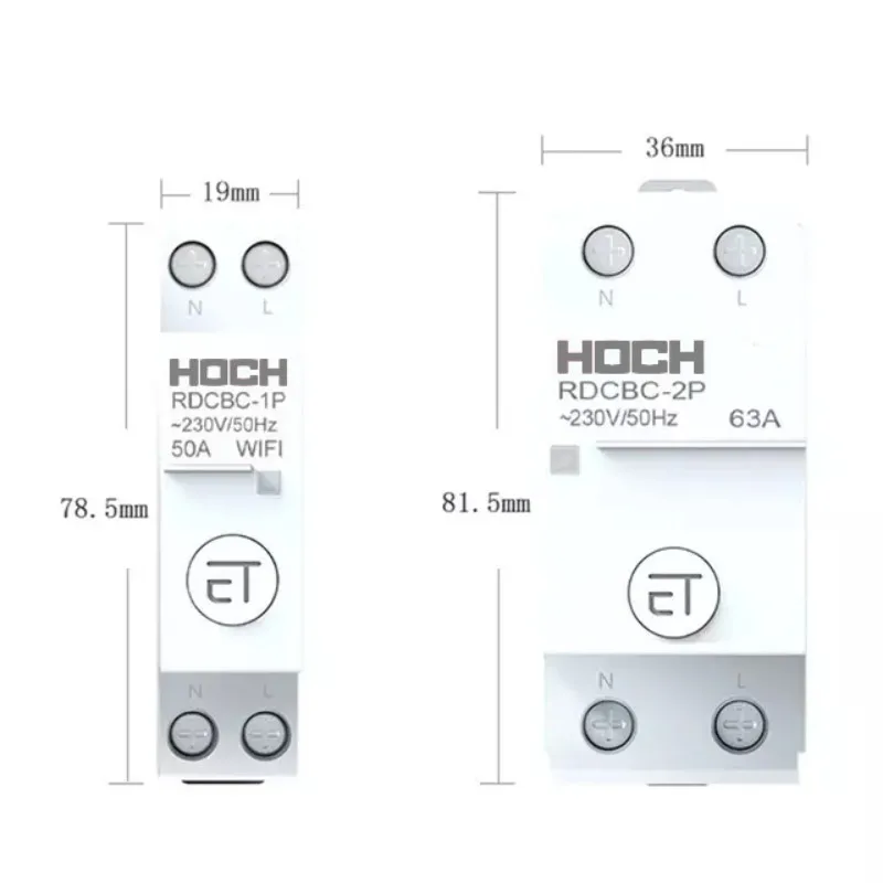 HOCH RDCBC 1P Wi-Fi автоматический выключатель дистанционное управление eWeLink таймер умный дом Магнитный удерживающий переключатель завод