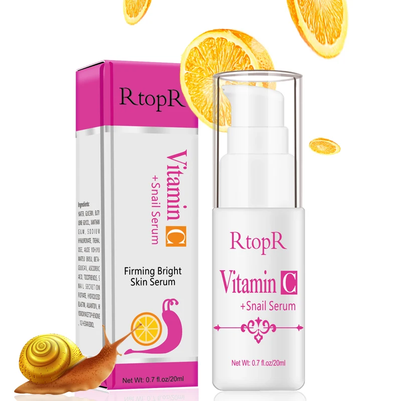 RtopR Улитка эссенция VitaminC сыворотка омоложение против морщин укрепляющее