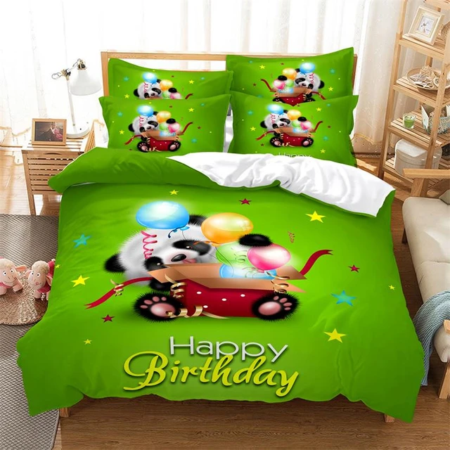 Juego de cama de algodón para niños, ropa de cama de tamaño 200x200,  140x210, con dibujos animados - AliExpress