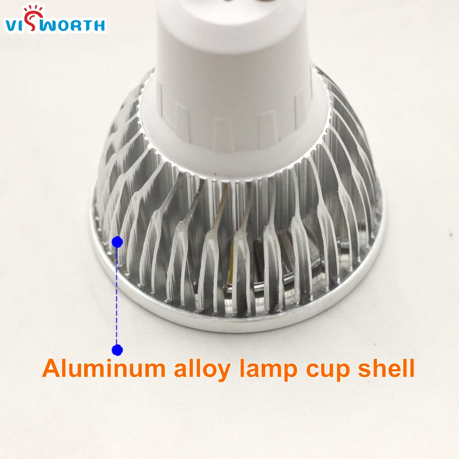 Dimmable 9W LED Spotlight Cob Lampara Bombillas GU10 G5.3 Led Lamp Light Warm Cold White AC 110V 220V 240V Led Cabinet Lamp