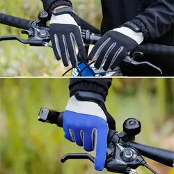 2 шт. перчатки для велоспорта противоскользящие дышащие для горного велосипеда велосипедные уличные спортивные X85