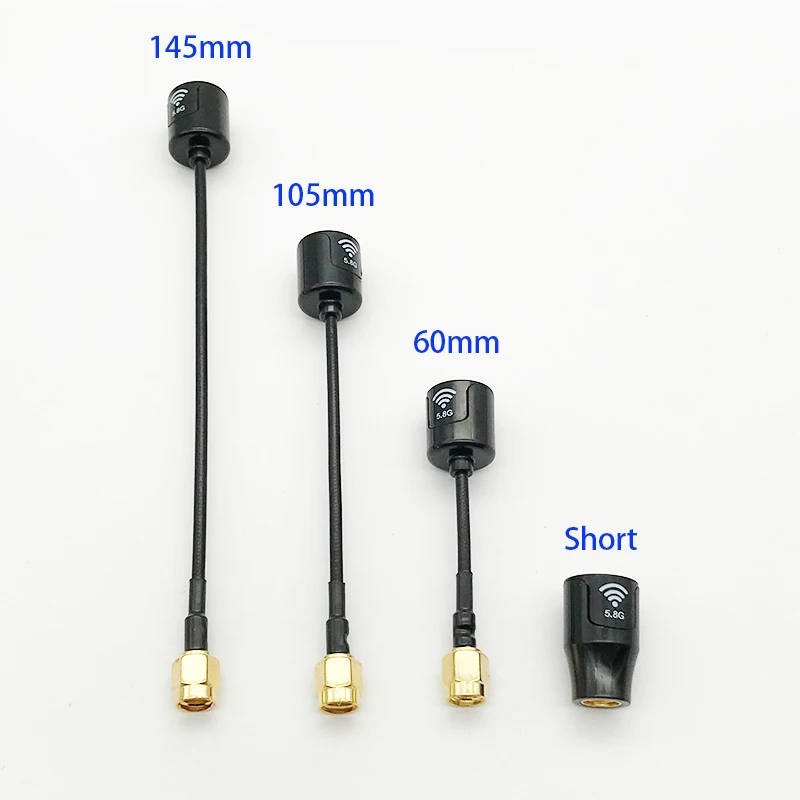 H707da53c0ac440039101db5f17b302748 New Lollipop 4 Smaller and lighter 5.8G 2.5dBi Gain RHCP Antenna SMA RP-SMA MMCX UFL Connector For RC FPV Racing Drone Model