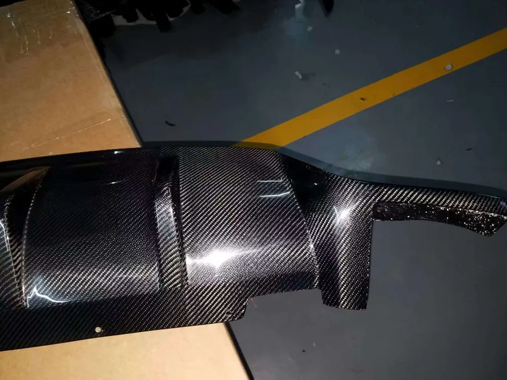 21-100% Real carbon fiber，Free Shipping Carbon Fiber Front and Rear Car Bumper Guard for Porsche Cayenne 2015-2017