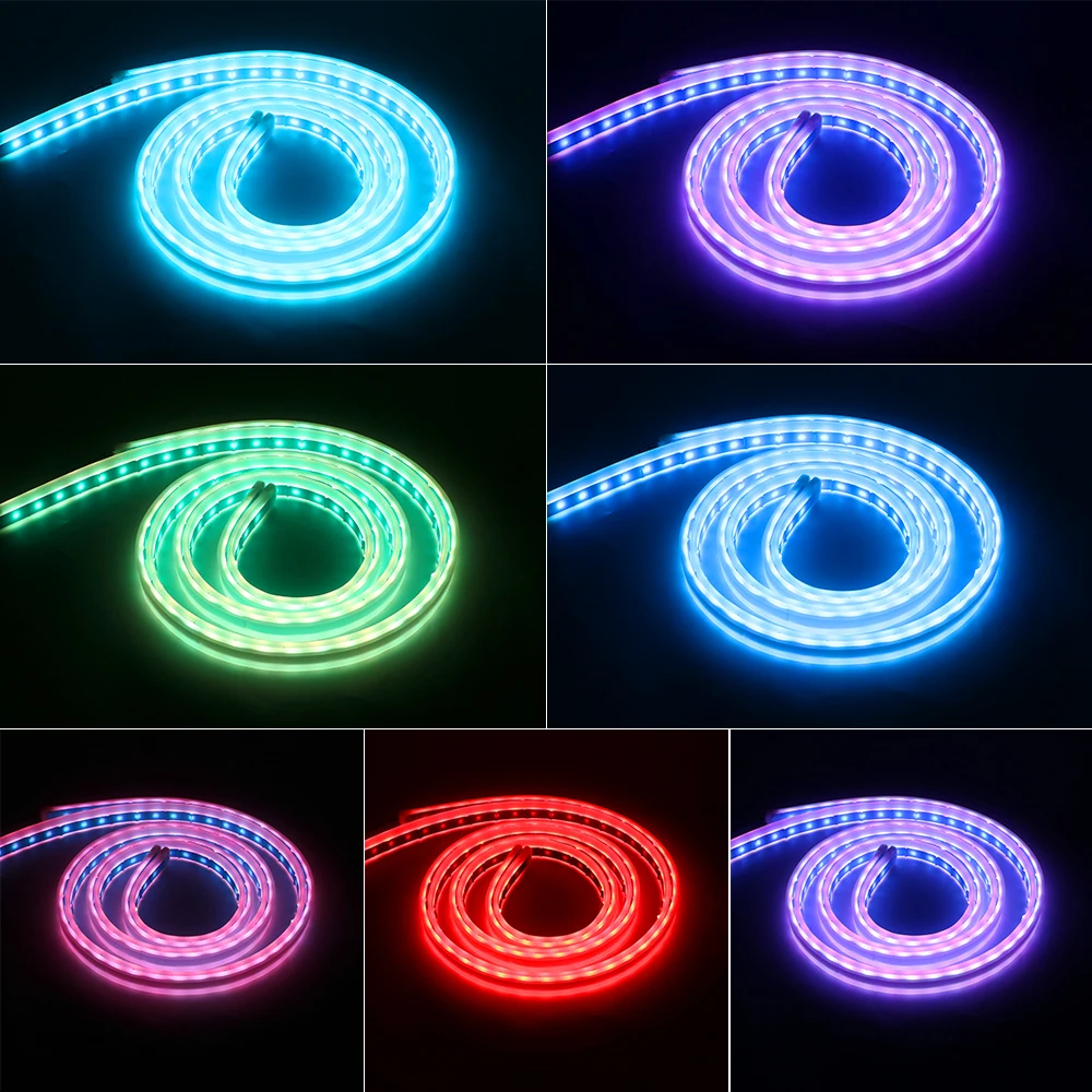 FORAUTO 150 см светодиодный RGB лампы для двери автомобиля полоса декорация для автомобилей гибкая дверь лампа с пультом дистанционного управления 12 В
