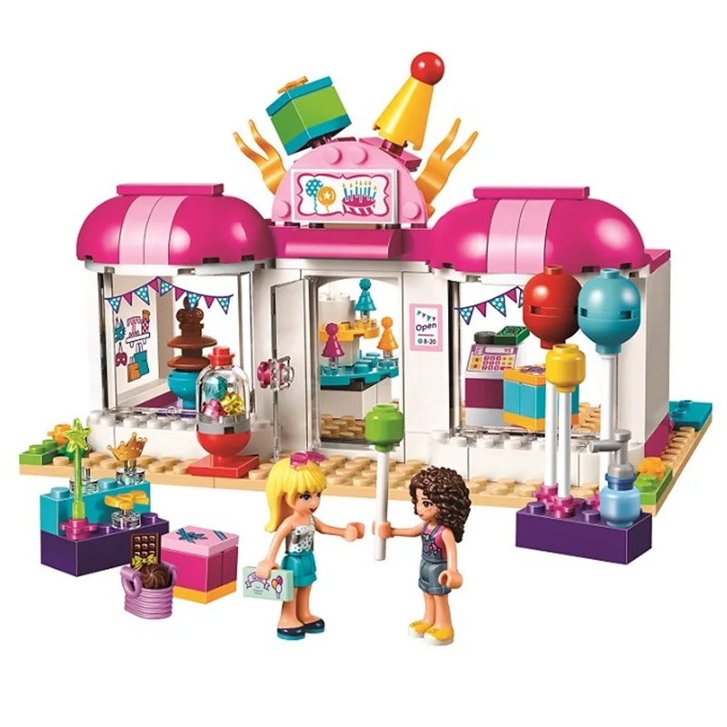 Legoinglys Friends Heartlake Party Gift Shop 181Pcs Bricks Building Blocks 41132 Toys For Children Legoings Friends dropshipping Legoinglys Friends Heartlake Party Gift Shop 181Pcs Bricks Building Blocks 41132 Toys For Children Legoings Friends dropshipping