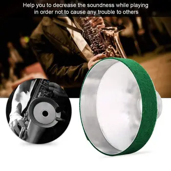 

ABZB-Tenor Saxophone Mute, Aluminum Alloy Sax Dampner Mute Silencer Accessory