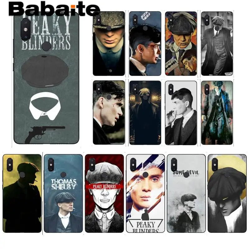Babaite острые козырьки Coque Чехлы для телефона с принтами "острые козырьки: Томми Шелби" TPU чехол для телефона для xiaomi6 MIX2 note3 redmiK20 7 xiaomi8 SE redminote4 4X note5 5A