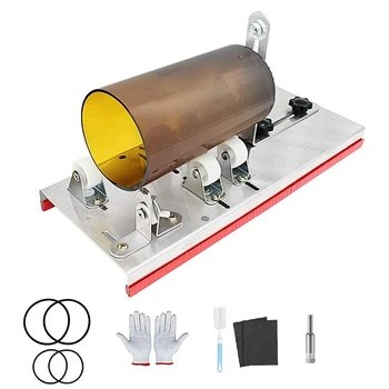 

Glass Bottle Cutter Kit DIY Tool Adjustable Stainless Steel Glass Cutting Machine Set for Beer Champagne for Decoration