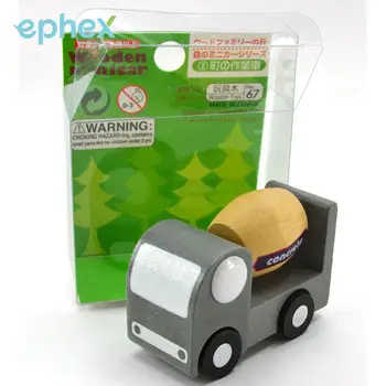 

Ephex Mini Wood Decoration Wooden Car Toy Miniature 12pcs Display Mini Car Set Delicate Intellectual Ornaments
