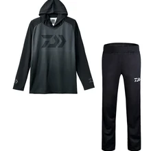 Новая летняя одежда с капюшоном для рыбалки быстросохнущая ледяная застежка-молния Защита от солнца с длинным рукавом походные с капюшоном рыболовные рубашки