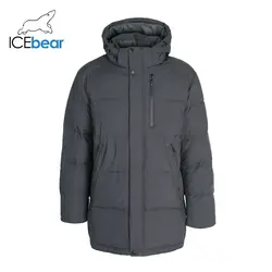 ICEbear 2019 Новая зимняя мужская одежда высококачественное Мужское пальто с капюшоном брендовая куртка MWD19937I