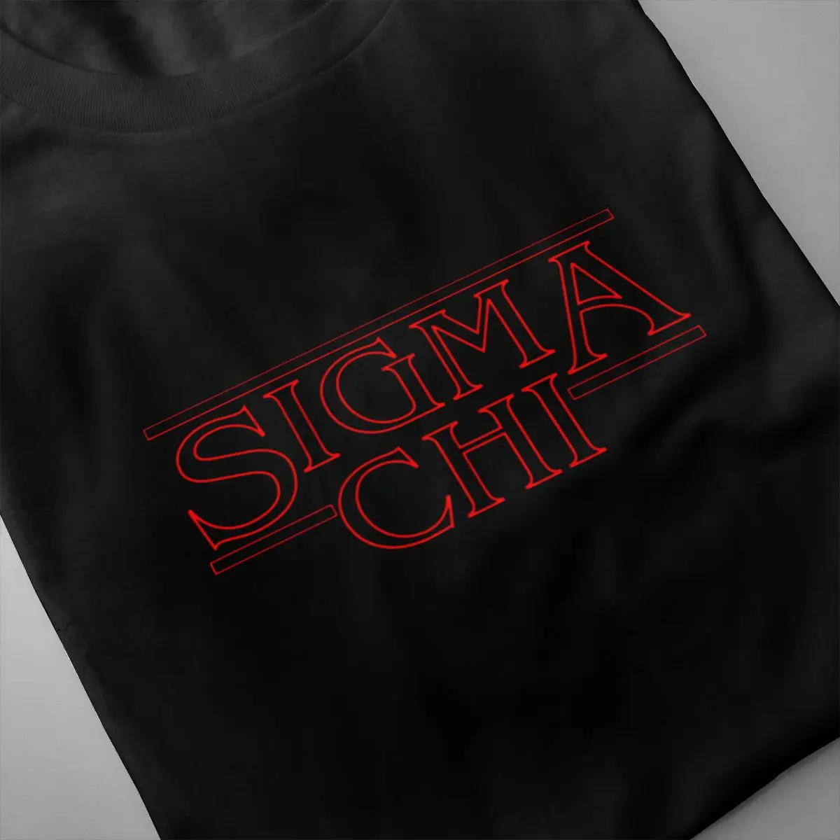 Stranger Things Sigma Chi t shirt men Casual Fashion Men's Short Sleeve T-shirt boy girl hip hop t-shirt top tees Stranger Things Sigma Chi t shirt men Casual Fashion Men's Short Sleeve T-shirt boy girl hip hop t-shirt top tees
