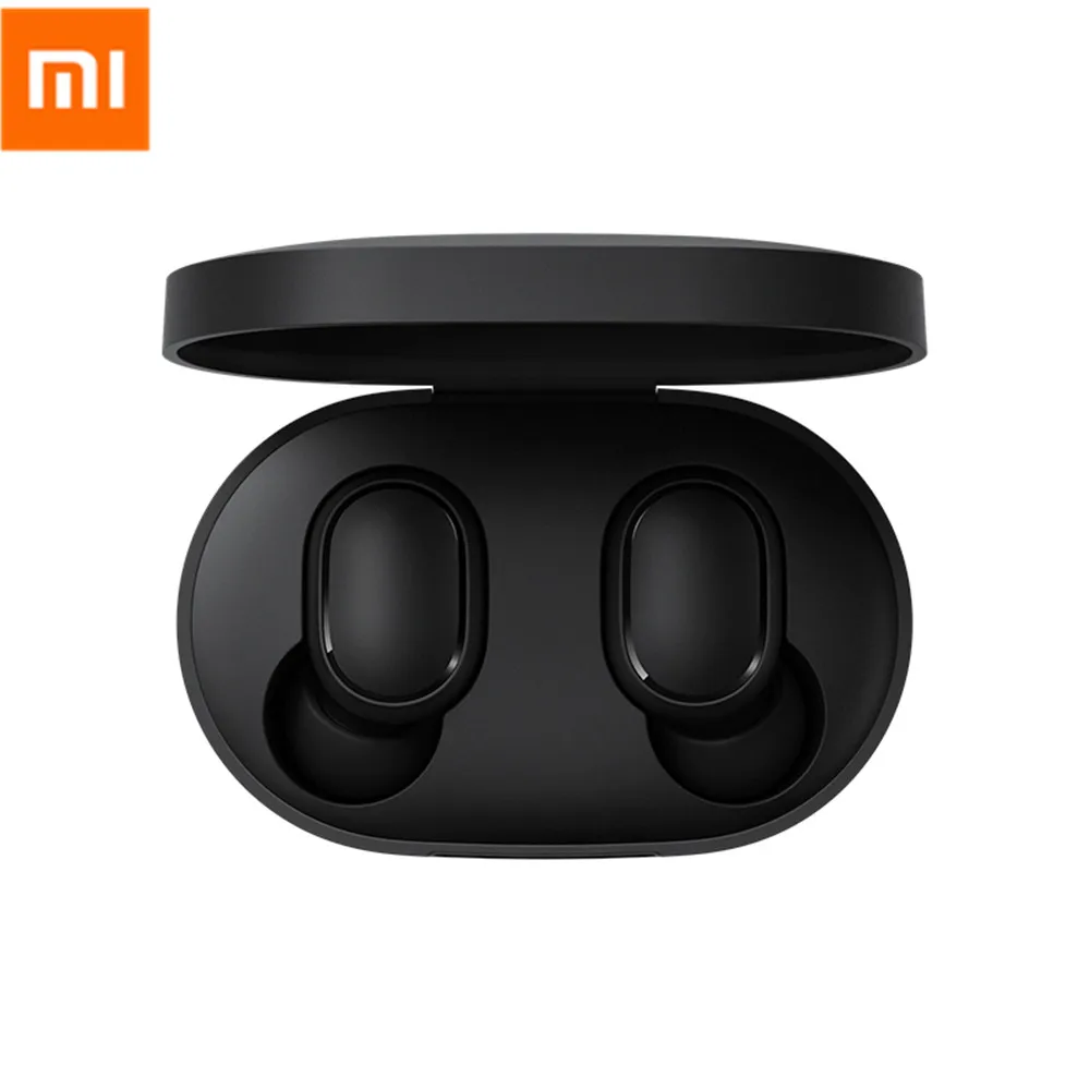 Xiaomi Redmi Airdots TWS Bluetooth 5,0 гарнитура стерео беспроводное шумоподавление AI Управление гарнитура для Xiaomi iPhoneetc
