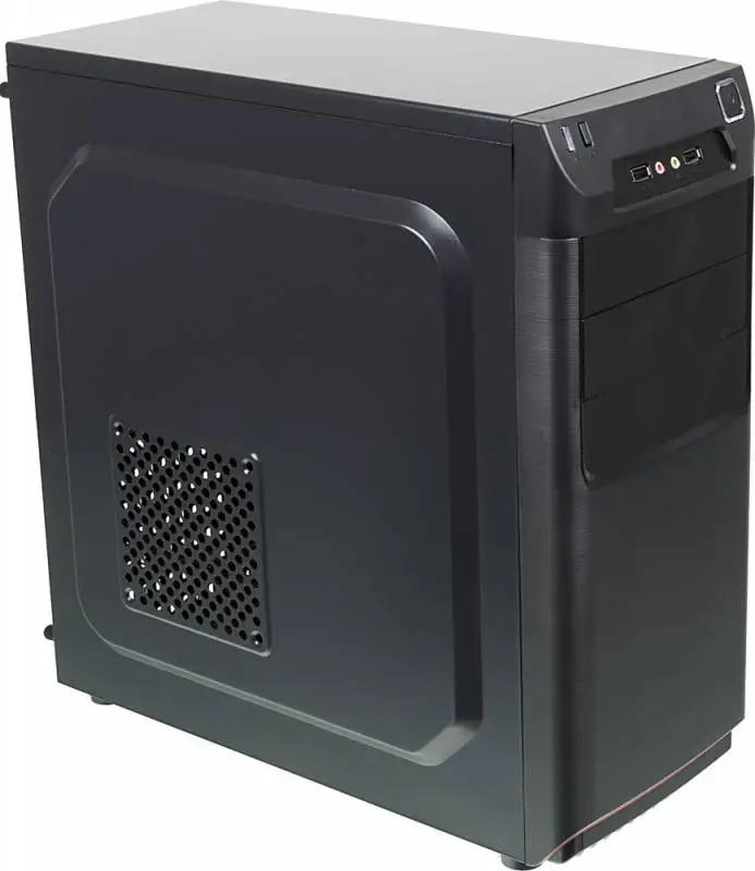 Корпус accord acc-b305 черный без бп atx 2xusb2.0 audio |