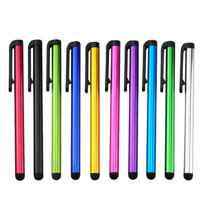 Зажим дизайн Универсальная Мягкая головка для телефона планшета прочный Стилус емкостный карандаш ручка для сенсорного экрана